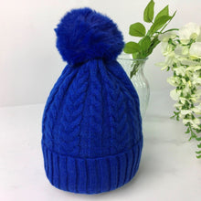Load image into Gallery viewer, Pom Pom Hat | Royal Blue
