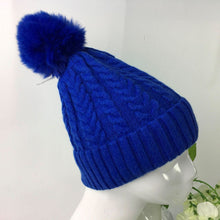 Load image into Gallery viewer, Pom Pom Hat | Royal Blue