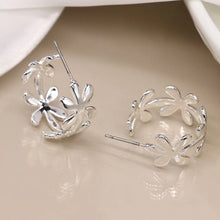 Load image into Gallery viewer, Daisy Chain Hoop Earring