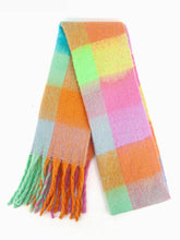 Load image into Gallery viewer, Allie Heavyweight Scarf - Pastel, Square Colour Block: One-size