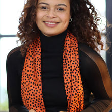 Load image into Gallery viewer, Sienna & Black Polka Dot Scarf