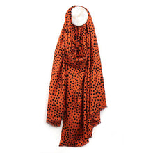 Load image into Gallery viewer, Sienna & Black Polka Dot Scarf