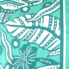 Load image into Gallery viewer, Recycled Aqua Graphic Monstera Print Silky Scarf