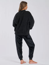 Load image into Gallery viewer, Black Borg Removable Snood Jumper & Jogger Lounge Set