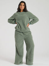 Load image into Gallery viewer, Green Borg Jumper & Wide Leg Lounge Set