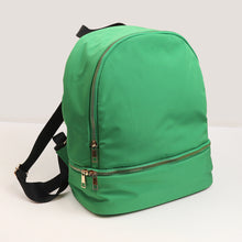 Load image into Gallery viewer, Emerald Recycled Backpack With Pink Lining