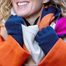 Load image into Gallery viewer, Fingerless Gloves | Navy