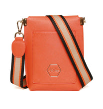 Load image into Gallery viewer, Orange - Brompton Honeycomb Crossbody Bag