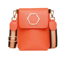 Load image into Gallery viewer, Orange - Brompton Honeycomb Crossbody Bag