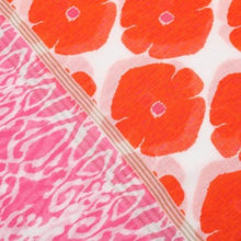 Load image into Gallery viewer, Eco Style Scarf | Floral Bohemian Orange & Pink