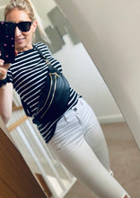 Load image into Gallery viewer, Leather Large Double Zipped Crossbody / Bumbag