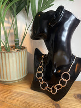 Load image into Gallery viewer, Hexagon Linked Statement Necklace