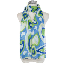 Load image into Gallery viewer, Vibrant Heart Scarf | Green