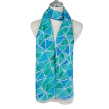 Load image into Gallery viewer, Vibrant Scarf | Blue