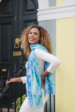 Load image into Gallery viewer, Vibrant Scarf | Blue