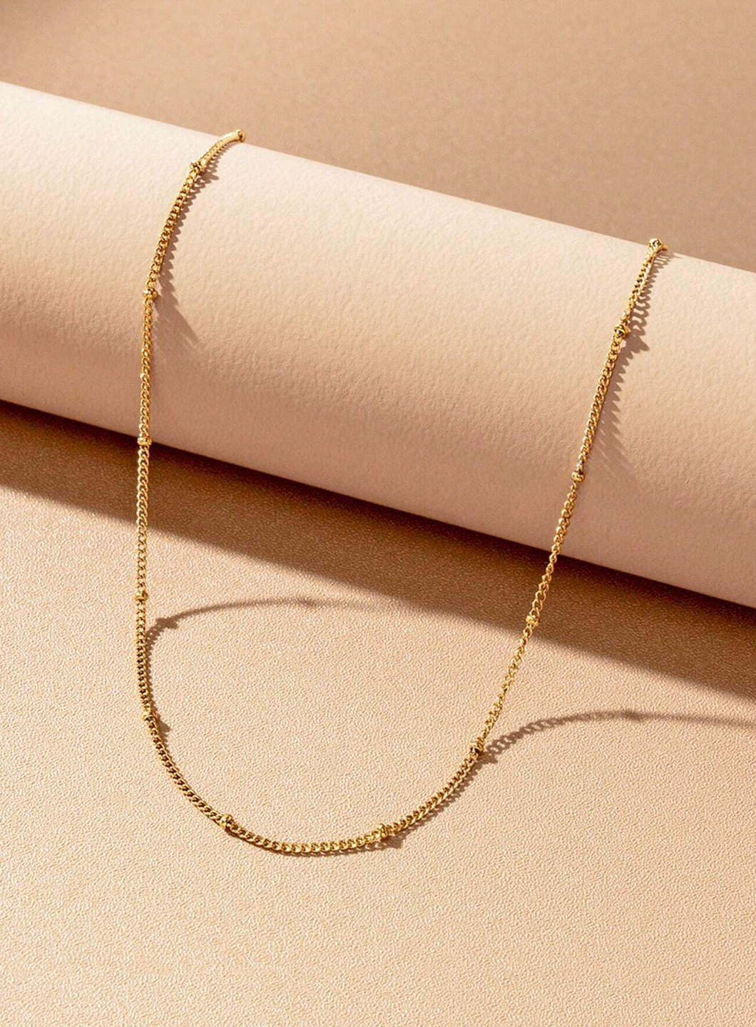 Minimalist Delicate Bead Necklace