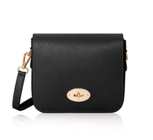 Load image into Gallery viewer, Leather Twist Lock Crossbody Bag