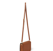 Load image into Gallery viewer, Leather Twist Lock Crossbody Bag