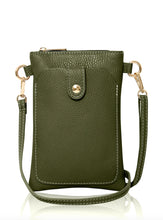 Load image into Gallery viewer, Leather Slim Pouch Phone / Crossbody Bag