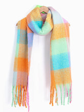 Load image into Gallery viewer, Allie Heavyweight Scarf - Pastel, Square Colour Block: One-size