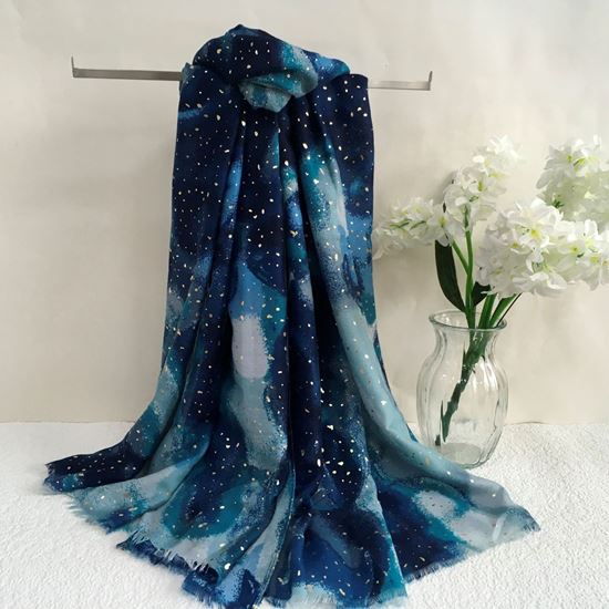 Starry Night Scarf | Blue