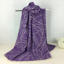 Load image into Gallery viewer, Fine Winter Warm Leaf Scarf
