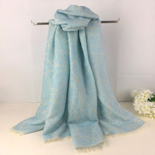 Load image into Gallery viewer, Fine Winter Warm Leaf Scarf
