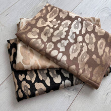 Load image into Gallery viewer, Fine Animal Print Scarf | Camel

