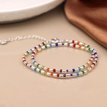 Load image into Gallery viewer, Ivory &amp; Pearl Rainbow Necklace
