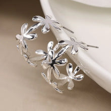 Load image into Gallery viewer, Daisy Chain Hoop Earring
