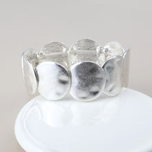 Load image into Gallery viewer, Worn Disc Stretch Bracelet
