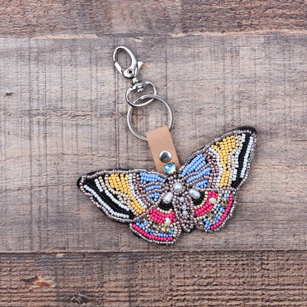 Hand Beaded Keying | Butterfly