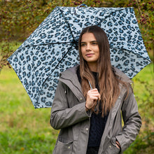 Load image into Gallery viewer, Blue Animal Print Recycled Umbrella
