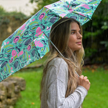 Load image into Gallery viewer, Recycled Green Mix Floral Print Umbrella
