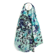 Load image into Gallery viewer, Organic Cotton Blue Mix Animal Print Scarf
