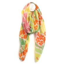Load image into Gallery viewer, Yellow Mix Recycled Flower Scarf
