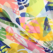 Load image into Gallery viewer, Recycled Mustard Mix Monstera Leaf Print Scarf
