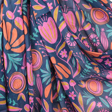 Load image into Gallery viewer, Organic Cotton Navy &amp; Bright Mix Abstract Scarf
