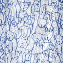 Load image into Gallery viewer, Blue &amp; White Dog Sketch Print
