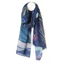 Load image into Gallery viewer, Recycled Blend Blue Mix Multi Scarf
