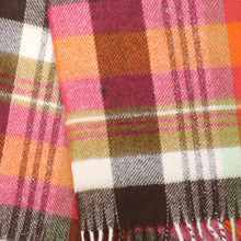 Load image into Gallery viewer, Orange &amp; Ochre Mix Tartan Scarf
