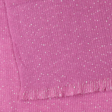 Load image into Gallery viewer, Pink Scarf With Sequin Detail
