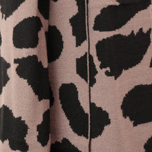Load image into Gallery viewer, Taupe &amp; Black Abstract Animal Print Scarf
