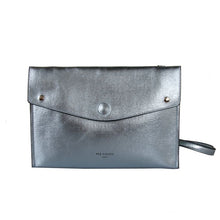 Load image into Gallery viewer, Red Cuckoo Envelope Bag | Metallic Blue
