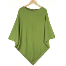 Load image into Gallery viewer, Recycled Blend Poncho | Green
