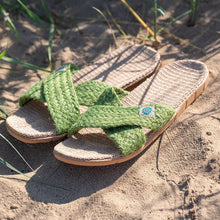 Load image into Gallery viewer, Crossover Summer Sandal | Green
