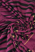 Load image into Gallery viewer, Wild Leopard &amp; Zebra Print Scarf
