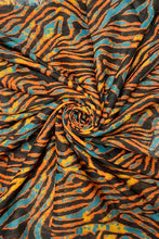 Load image into Gallery viewer, Colourful Zebra Print Scarf
