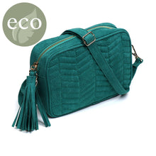 Load image into Gallery viewer, Emerald Recycled Faux Suede Bag
