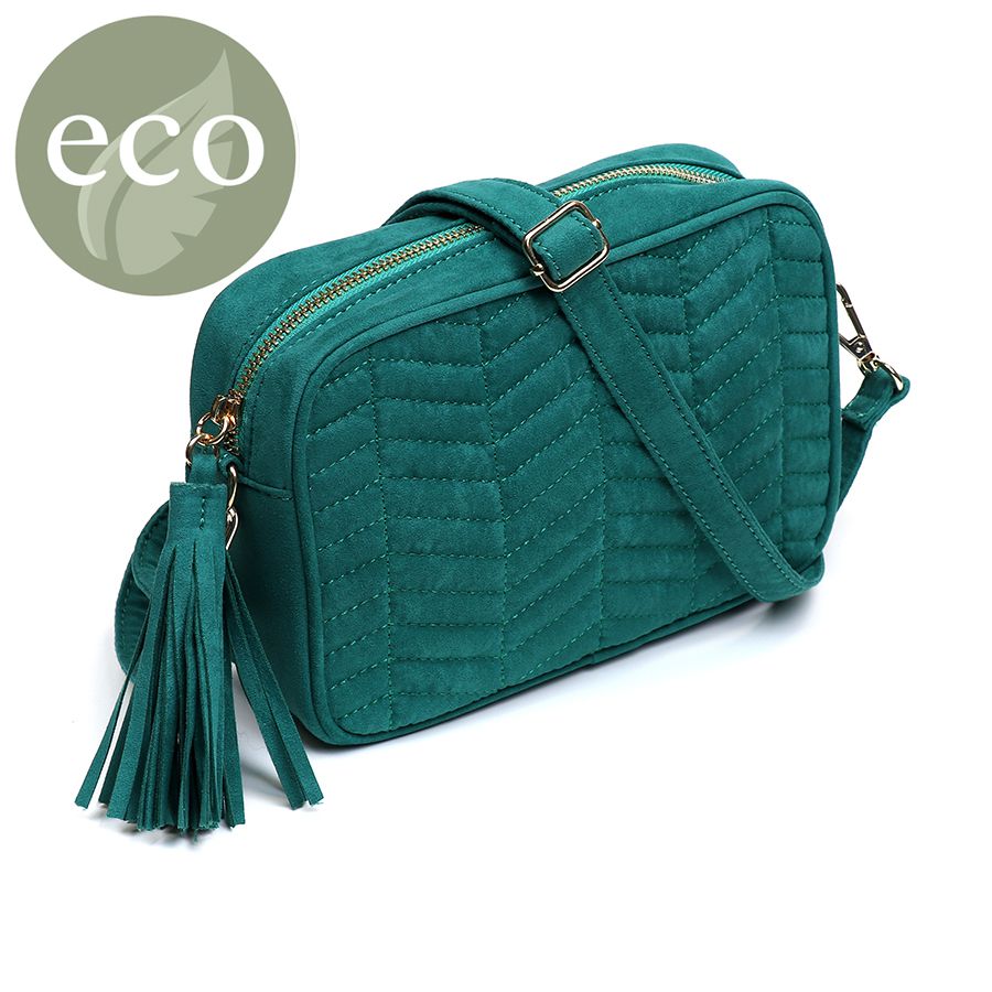 Emerald Recycled Faux Suede Bag